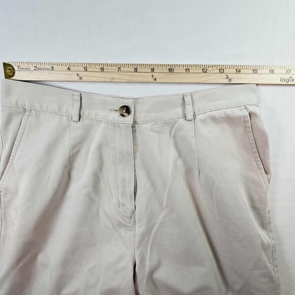 LL Bean Size 12 Regular Women's Original Fit Khaki Pants - Picture 5 of 8